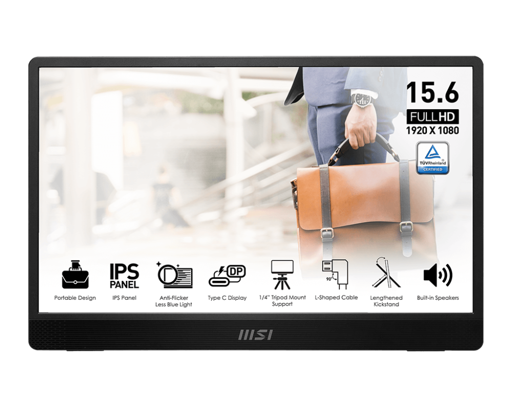 MSI 15.6" PRO MP161 E2 IPS 60Hz PORTABLE MONITOR
