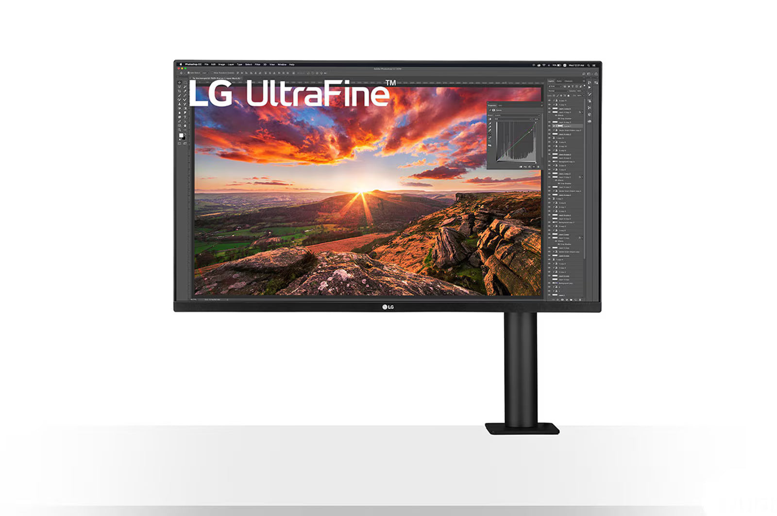 LG 32UN880K-B UltraFine™ 32" IPS Display Monitor with Ergo Stand