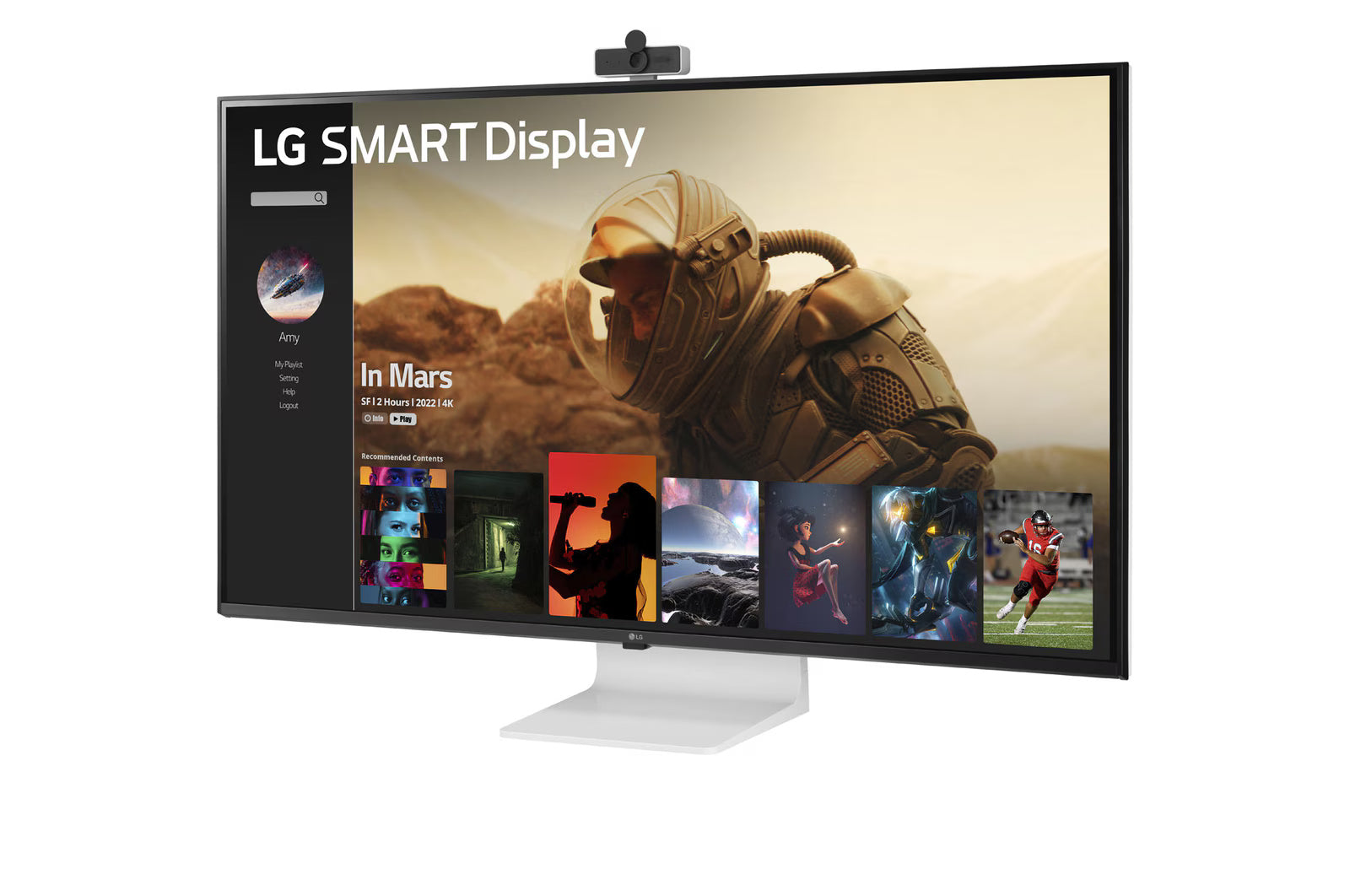 LG 43SQ700S-W UHD 4K 43" Smart Display with webOS