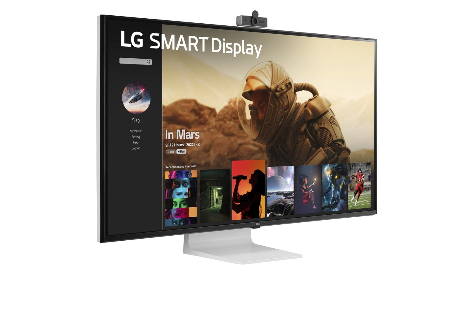 LG 43SQ700S-W UHD 4K 43" Smart Display with webOS