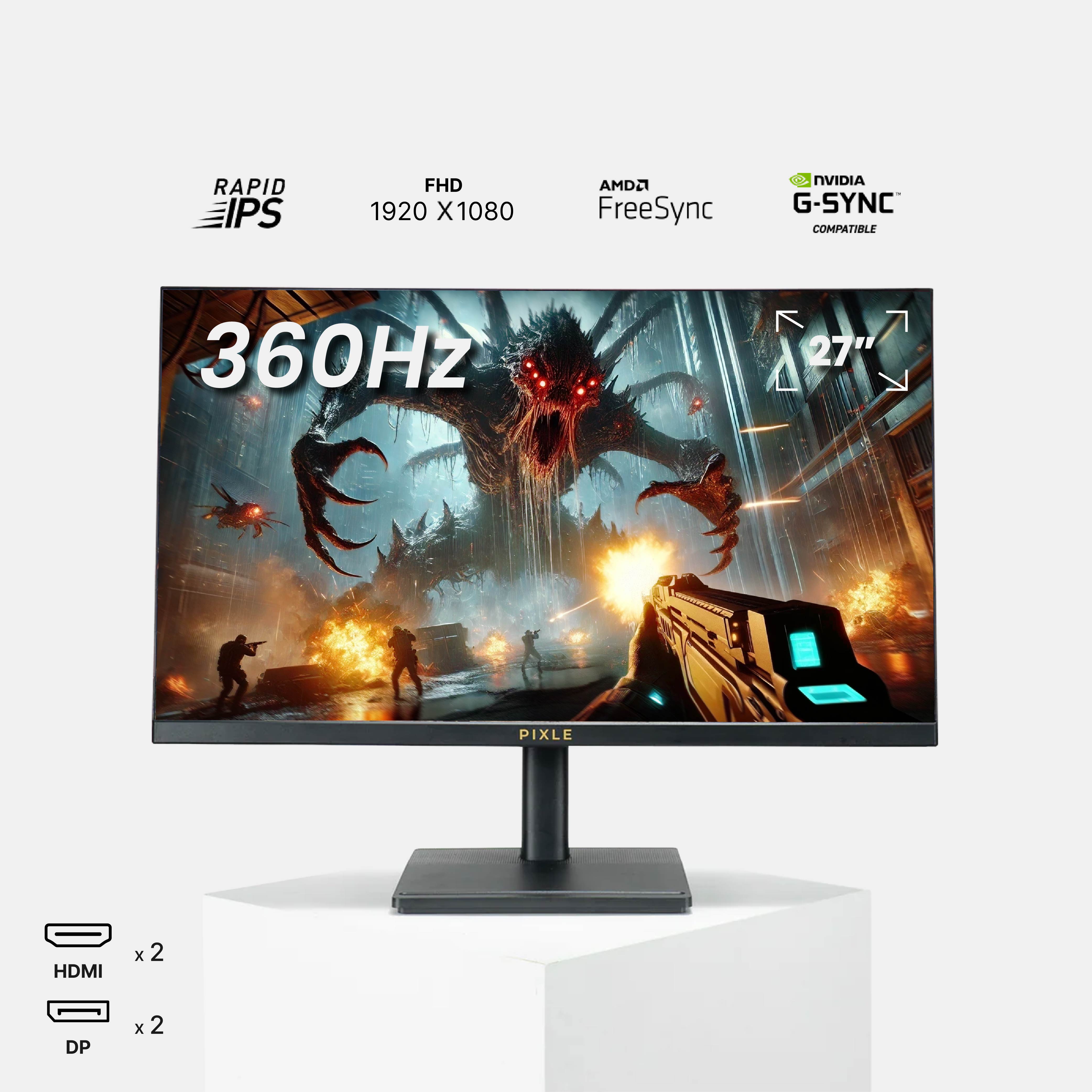 PX271F1 27" 360 Hz FHD 1080p E-Sports Fast IPS FPS Monitor