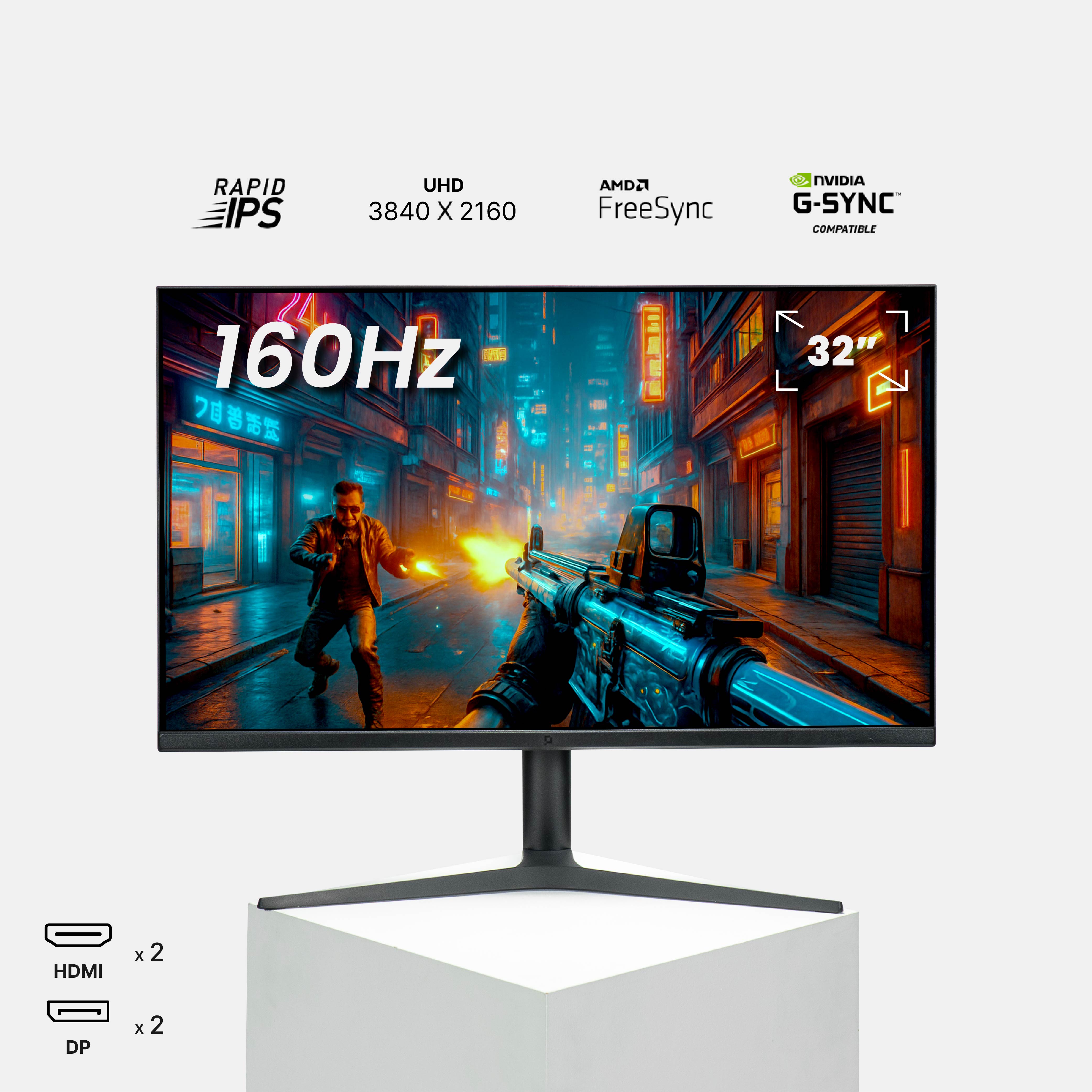 PX321C1 32" 160 Hz UHD 4K Fast IPS Gaming Monitor