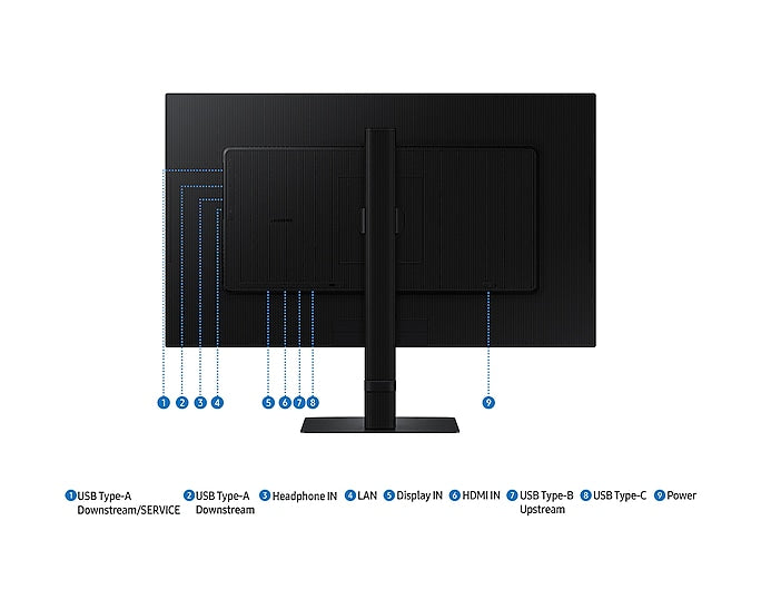SAMSUNG 32” S80UD 60Hz Adjustable UHD ViewFinity Monitor S8