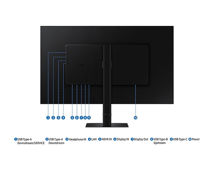 SAMSUNG 24” 100Hz S60UD ViewFinity S6 Adjustable QHD Monitor
