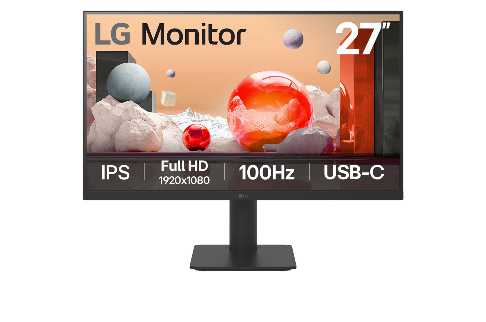 LG 27MS570B-B 27” IPS Full HD monitor with USB-C