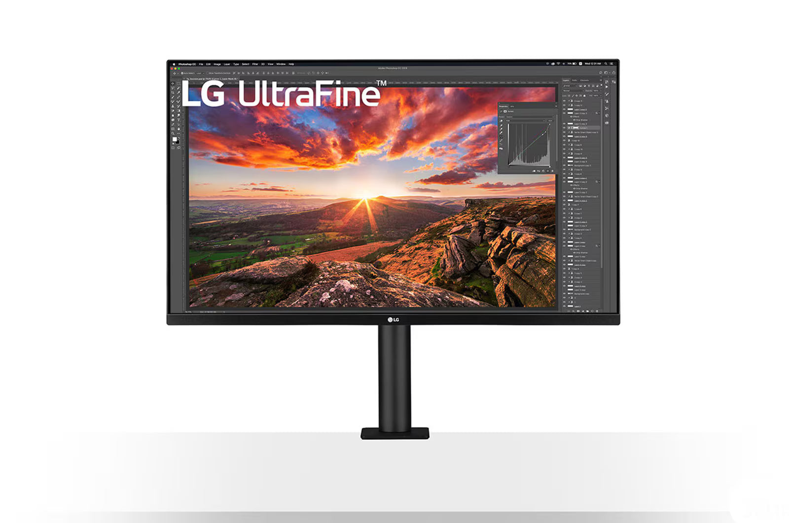 LG 32UN880K-B UltraFine™ 32" IPS Display Monitor with Ergo Stand